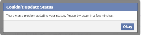 facebook error
